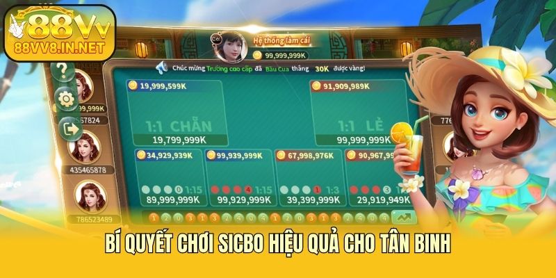 Bí quyết chơi sicbo hiệu quả cho tân binh
