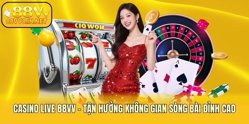 Casino live 88vv - Tận hưởng không gian sòng bài đỉnh cao
