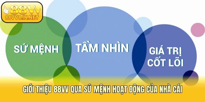 Giới thiệu 88vv qua sứ mệnh hoạt động của nhà cái