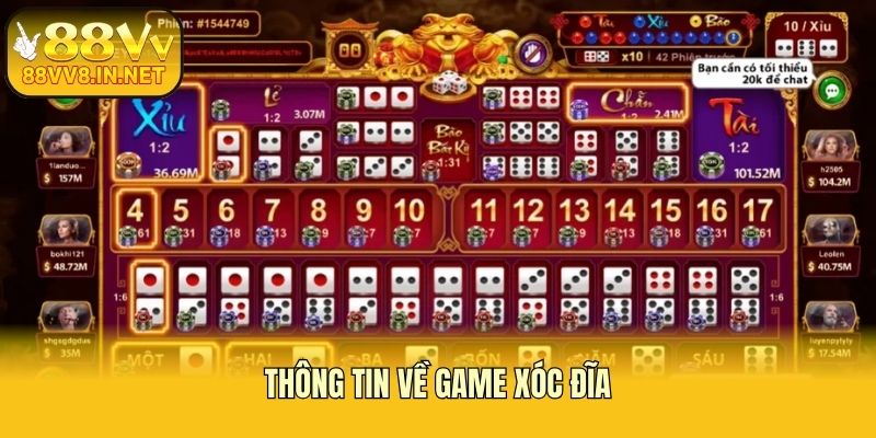 Thông tin về game xóc đĩa